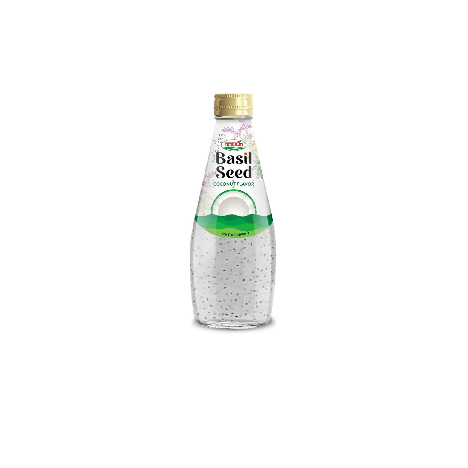 NAWON BASIL SEED DRINK COCONUT WATER
