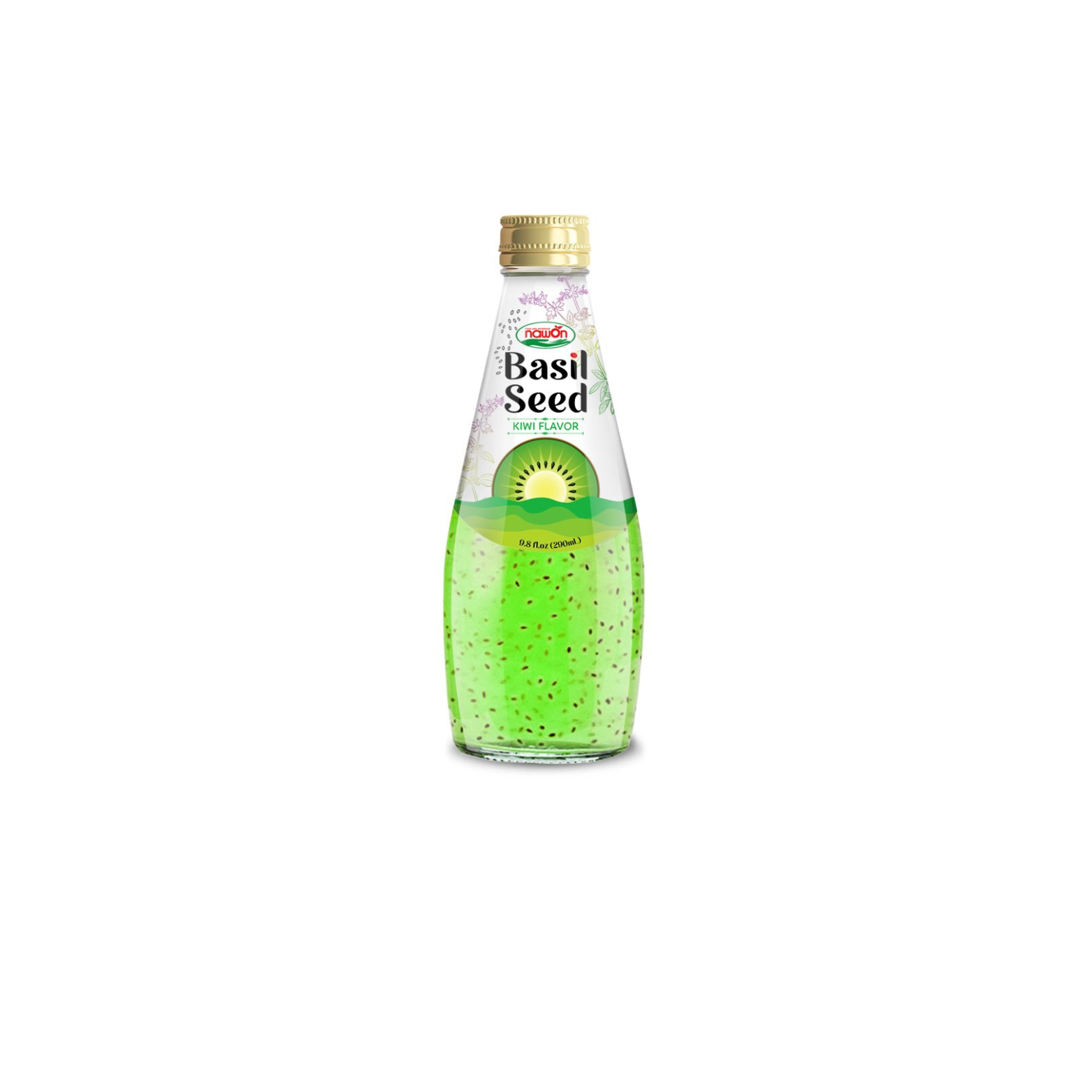 NAWON BASIL SEED DRINK KIWI